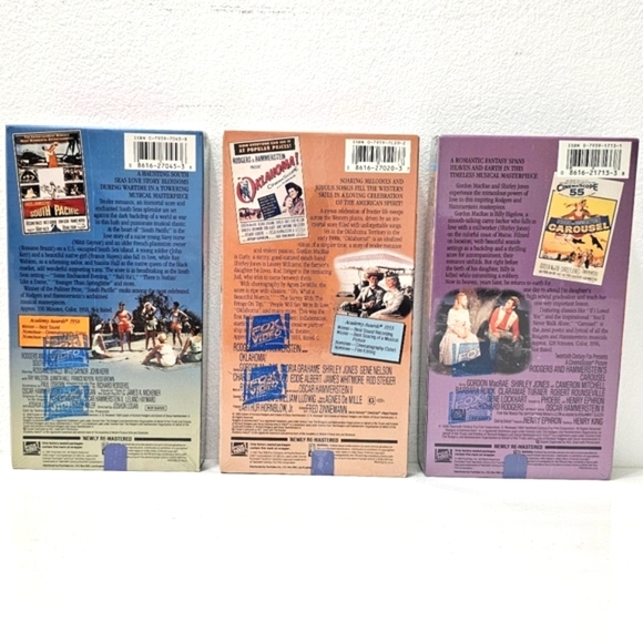 Rodgers & Hammerstein's Classic Musical Movie VHS Tape Set of 3 - Picture 8 of 14